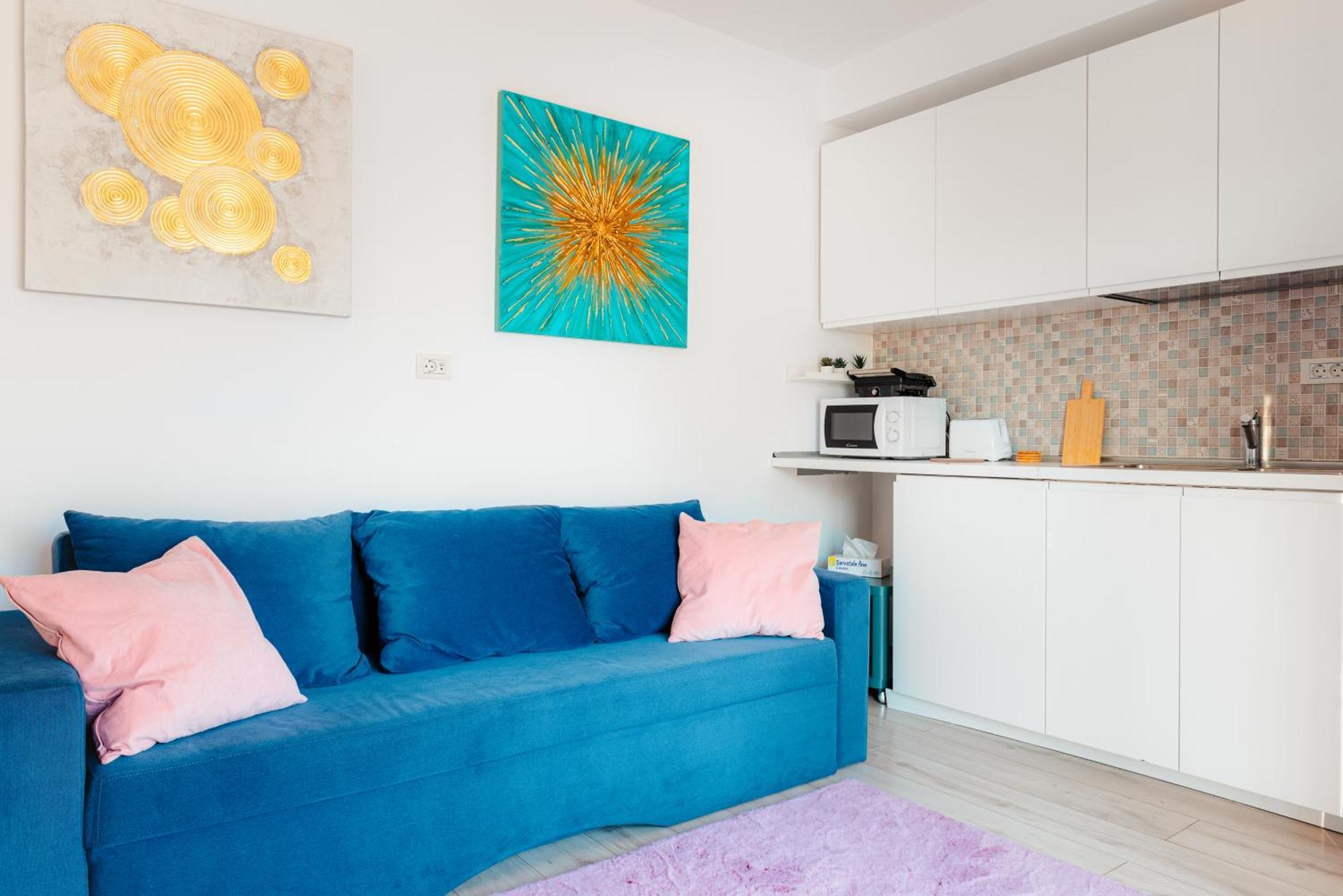 Downtown Apartment Boutique - Blue & Pink Bukarest Exteriör bild