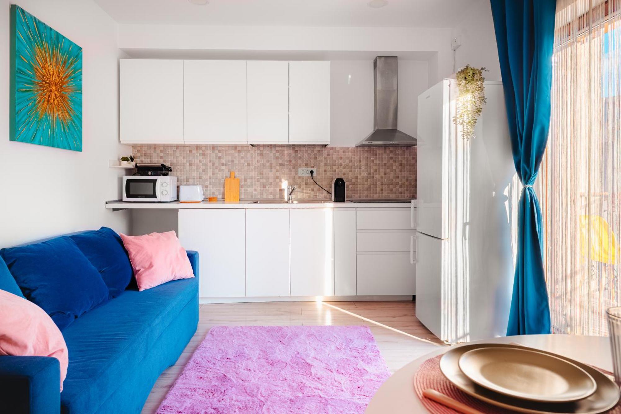 Downtown Apartment Boutique - Blue & Pink Bukarest Exteriör bild