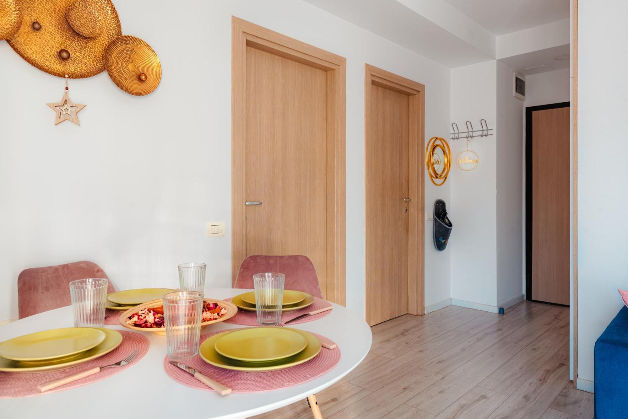 Downtown Apartment Boutique - Blue & Pink Bukarest Exteriör bild